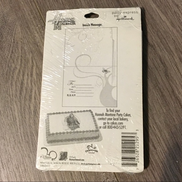 New Vintage Hannah Montana Hallmark Party Invitations & 2 Pk Thank You Notes - Picture 5 of 5